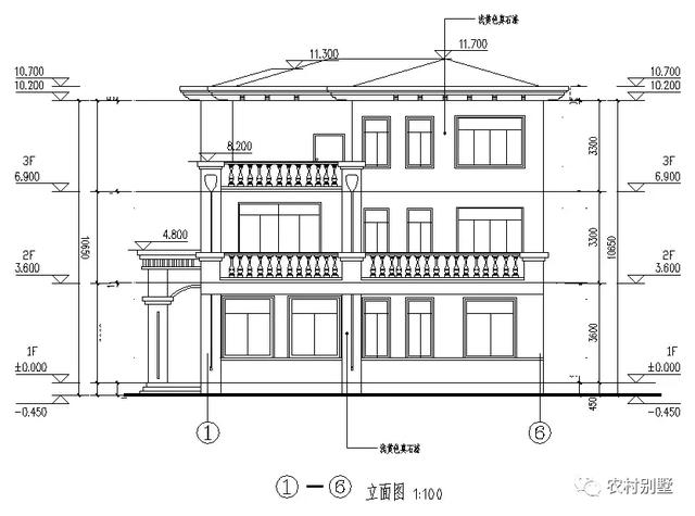 一般人都建得起的豪華美觀三層農(nóng)村別墅設(shè)計(jì)圖，蓋就要蓋最漂亮的房子