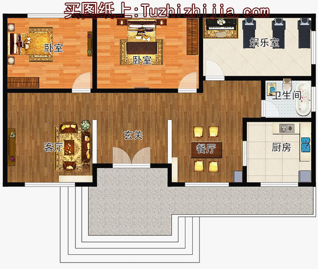 實(shí)用的農(nóng)村12萬自建一層平房圖，建成之后不比小洋樓差！