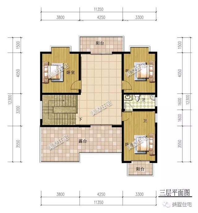 三層歐式別墅設(shè)計圖，體面大氣，8臥4衛(wèi)帶棋牌室，超級贊的房子