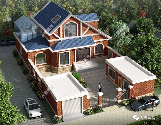 精選3套豪華農(nóng)村別墅設計圖推薦，外觀精致，內(nèi)部豪氣十足