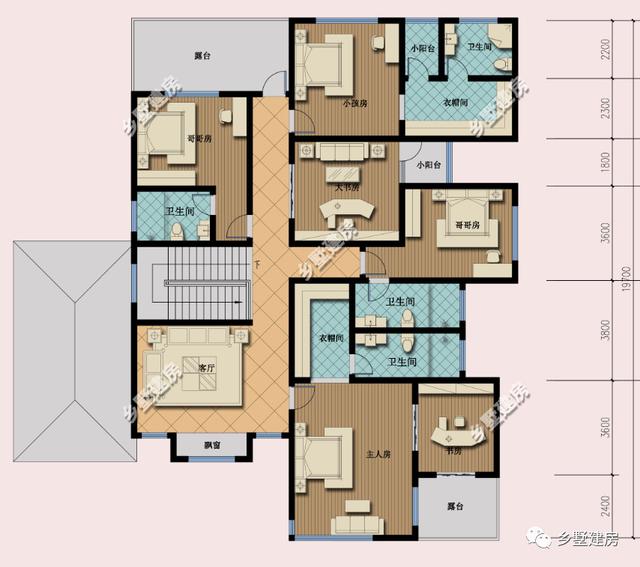 精選3套豪華農(nóng)村別墅設計圖推薦，外觀精致，內(nèi)部豪氣十足