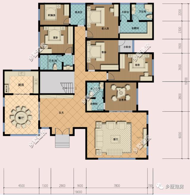 精選3套豪華農(nóng)村別墅設計圖推薦，外觀精致，內(nèi)部豪氣十足
