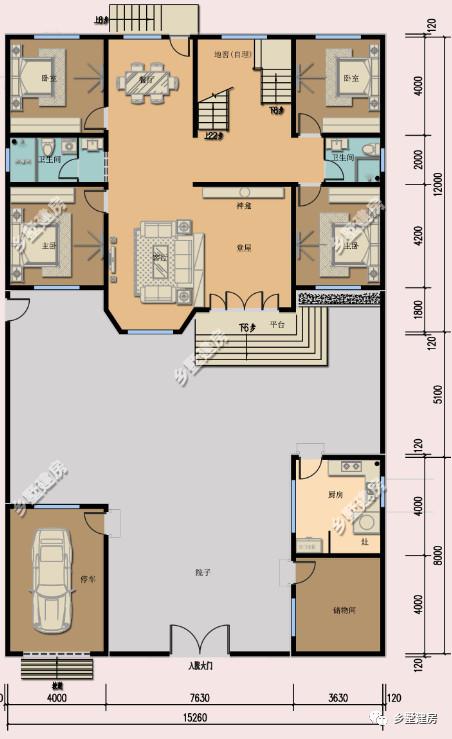 精選3套豪華農(nóng)村別墅設計圖推薦，外觀精致，內(nèi)部豪氣十足