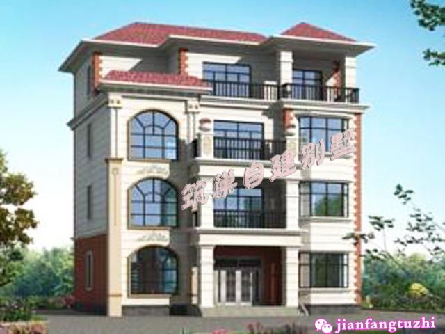 四層農(nóng)村自建房設(shè)計圖，磚混結(jié)構(gòu)，面積大，生活舒適