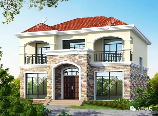 兩款經(jīng)典農(nóng)村別墅設計圖，12x11米，施工難度不大，建成肯定出彩