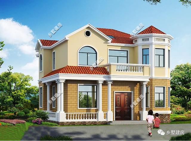 兩款經(jīng)典農(nóng)村別墅設計圖，12x11米，施工難度不大，建成肯定出彩