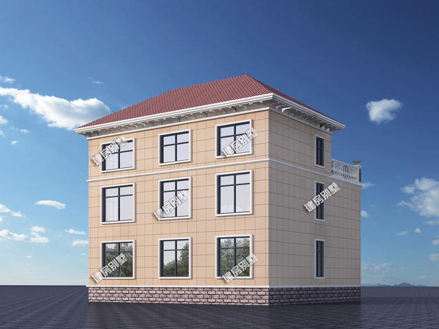 兩款三層農(nóng)村別墅自建房設(shè)計(jì)圖，開(kāi)間11.8米，帶神位+超大露臺(tái)