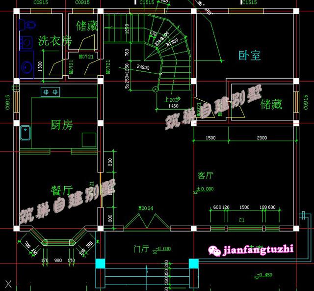 3套三層農村別墅戶型設計圖帶外觀圖，簡約大方，這樣的設計包你滿意