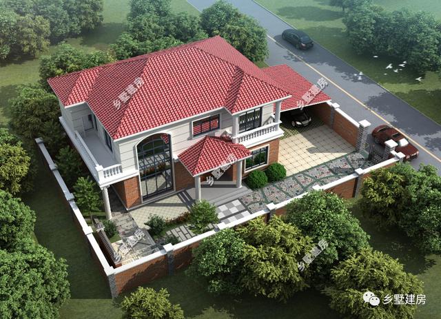 2層新農(nóng)村自建房設(shè)計(jì)圖，想要建房的這個(gè)戶型可以做參考