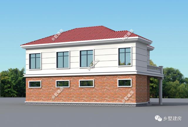 2層新農(nóng)村自建房設(shè)計(jì)圖，想要建房的這個(gè)戶型可以做參考