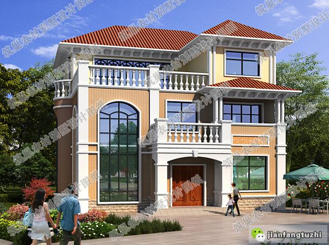 11×11米三層別墅設(shè)計(jì)施工圖紙，造價(jià)30萬(wàn)以?xún)?nèi)，十分劃算