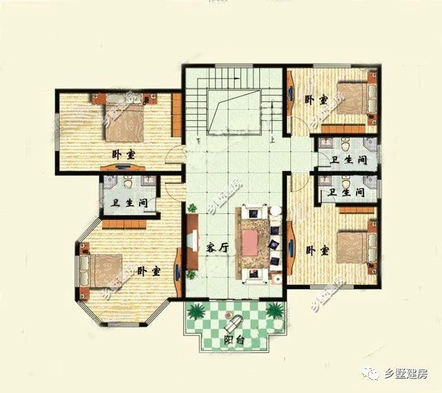 一般人我不告訴他，三層經(jīng)典農村別墅設計圖，性價比最高的一款