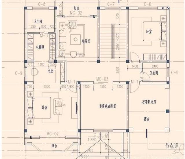 5+1的房間布局非常適合農(nóng)村家庭，今天推薦這兩款設計方案就挺不錯的
