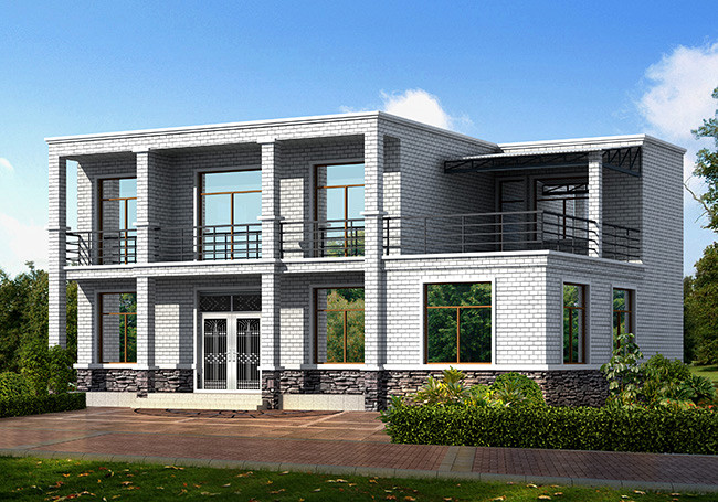 超好看的平頂二層樓圖片大全，比坡屋頂更經(jīng)濟(jì)實(shí)惠！