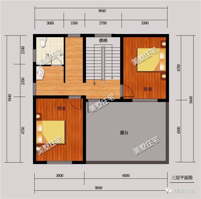 無院子不別墅，兩款帶院子的三層別墅設(shè)計圖