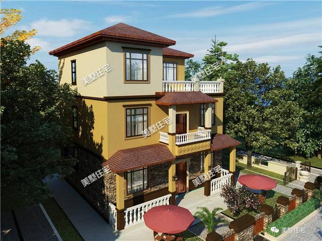 無院子不別墅，兩款帶院子的三層別墅設(shè)計圖