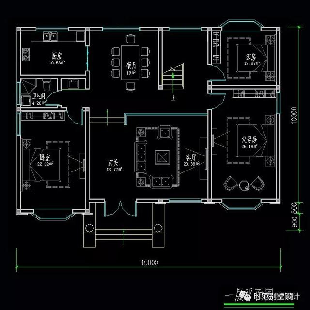 簡(jiǎn)潔二層歐式別墅設(shè)計(jì)圖，低調(diào)、簡(jiǎn)潔、田園、舒適，適合自建