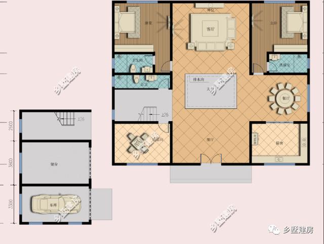 設(shè)計(jì)的美到不行的農(nóng)村別墅設(shè)計(jì)圖，城里人看了都要羨慕