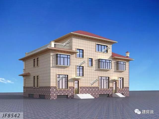 今日推薦別墅設(shè)計圖，家里有宅基地的建起來了