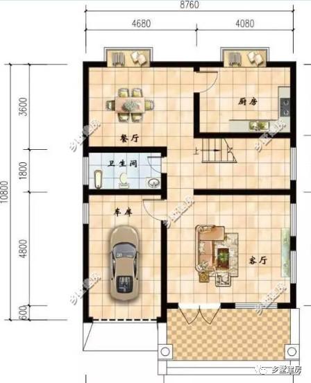 兩棟小開間農(nóng)村別墅設(shè)計(jì)圖，檔次看起來都不低