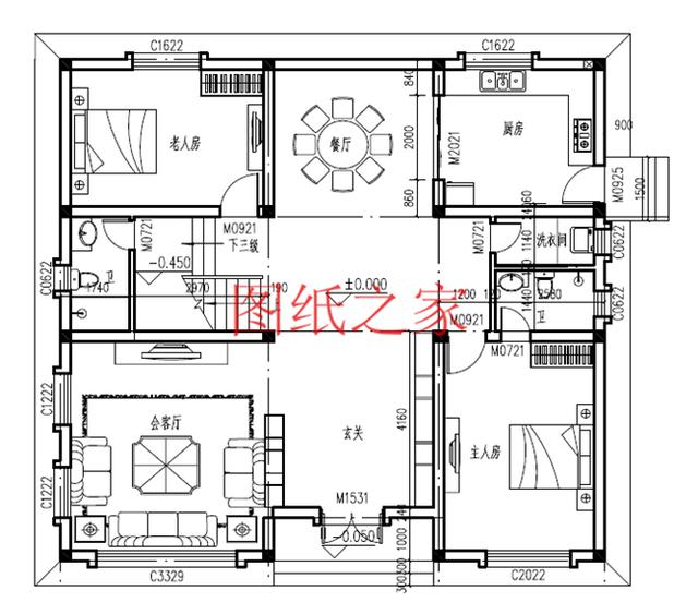 5款農(nóng)村二層自建房設(shè)計圖，外觀漂亮，結(jié)構(gòu)合理