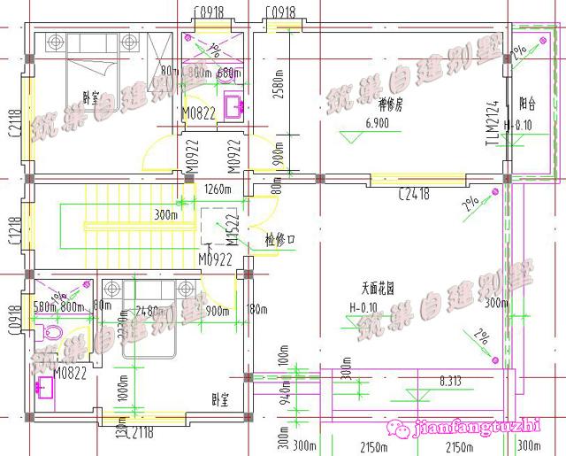 三層農(nóng)村自建別墅設(shè)計圖，造價經(jīng)濟，簡約接地氣