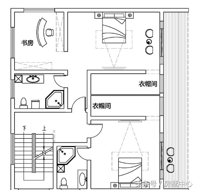 歐式三層別墅設(shè)計(jì)圖，帶游泳池+菜園，大概是所有人的理想住所了