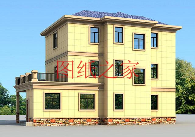 5套農(nóng)村三層別墅設(shè)計(jì)圖，挑一套來(lái)建，盡情享受別人羨慕的目光