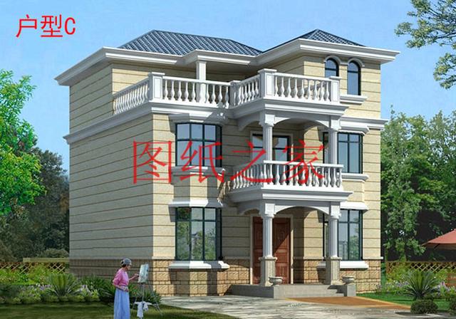 5套農(nóng)村三層別墅設(shè)計(jì)圖，挑一套來(lái)建，盡情享受別人羨慕的目光