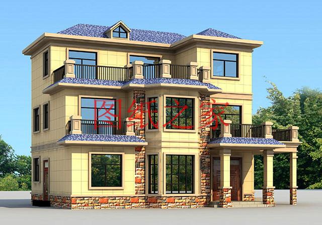 5套農(nóng)村三層別墅設(shè)計(jì)圖，挑一套來(lái)建，盡情享受別人羨慕的目光