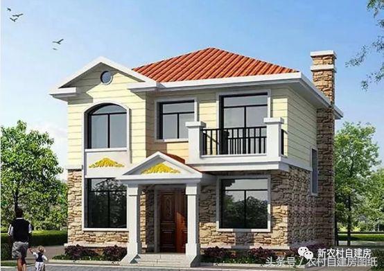 推薦3款占地面積小的農(nóng)村別墅設(shè)計(jì)圖，顏值絲毫不遜色于豪華別墅