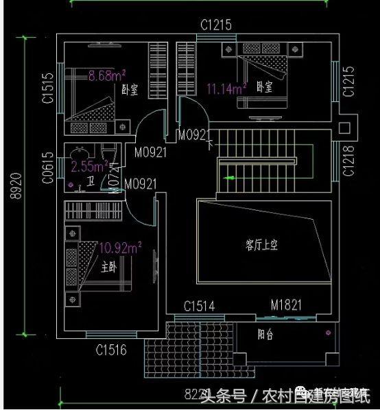 推薦3款占地面積小的農(nóng)村別墅設(shè)計(jì)圖，顏值絲毫不遜色于豪華別墅