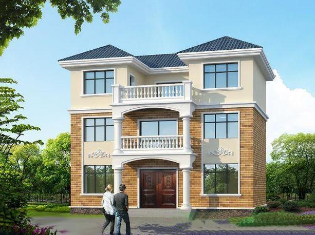 兩款開間大，進(jìn)深小的三層自建房設(shè)計圖，設(shè)計合理很實用