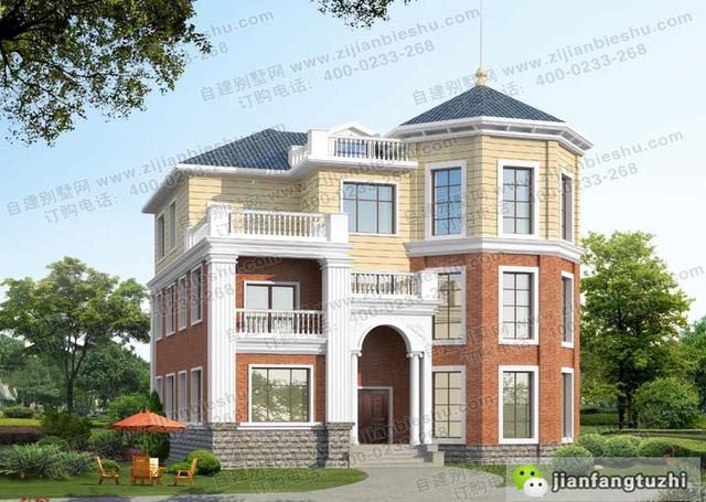 農(nóng)村自建房建成效果圖展示：這套戶型設(shè)計十分獨特，是比較受歡迎的一款戶型設(shè)計方案