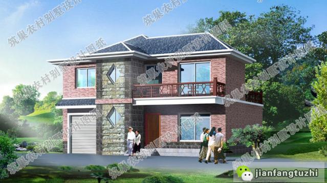 精選2款造價25萬以內(nèi)二層農(nóng)村自建房全套施工效果圖，供大家參考