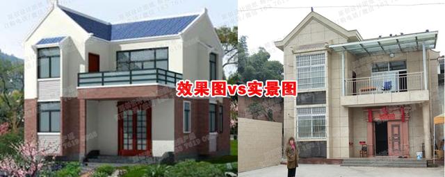 2款占地面積80平左右二層農(nóng)村自建房全套設(shè)計施工圖，戶型簡單大方，造價不高