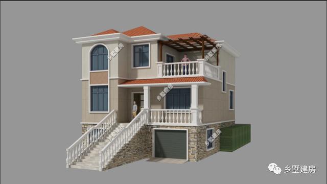 開間不到10米的農村自建房設計圖，空間布局合理，錯落有致