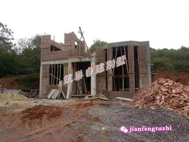 二層農(nóng)村別墅設(shè)計圖，帶部分施工實拍圖，造型簡約大氣經(jīng)濟實用