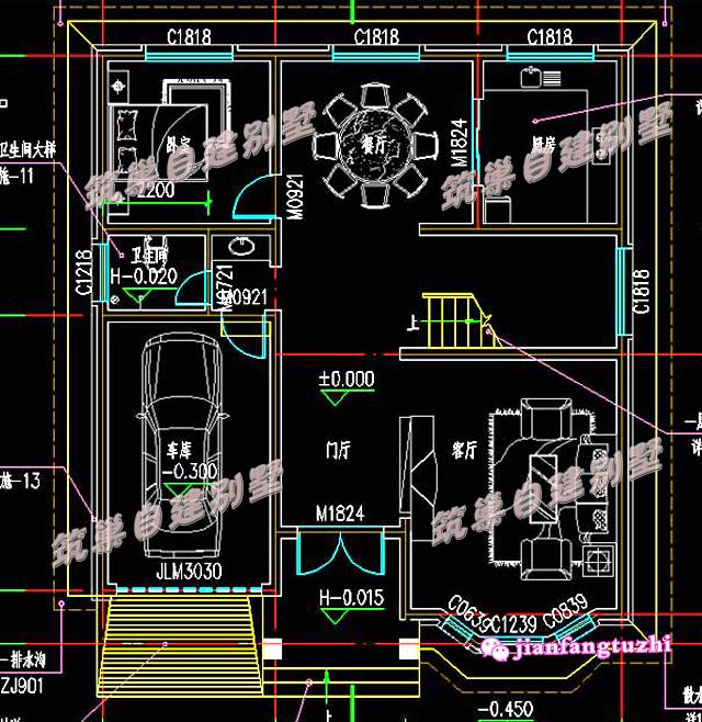 二層農(nóng)村別墅設(shè)計圖，帶部分施工實拍圖，造型簡約大氣經(jīng)濟實用