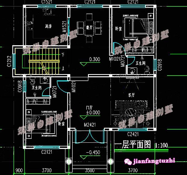 5棟二層帶陽臺獨(dú)棟小別墅設(shè)計圖效果圖，漂亮又實(shí)用