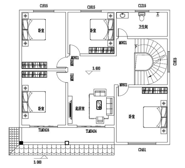 喜歡就收藏啦，5套二層別墅設計圖，戶型超級棒