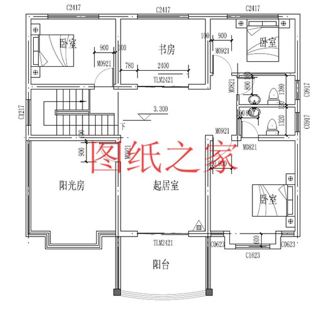 喜歡就收藏啦，5套二層別墅設計圖，戶型超級棒