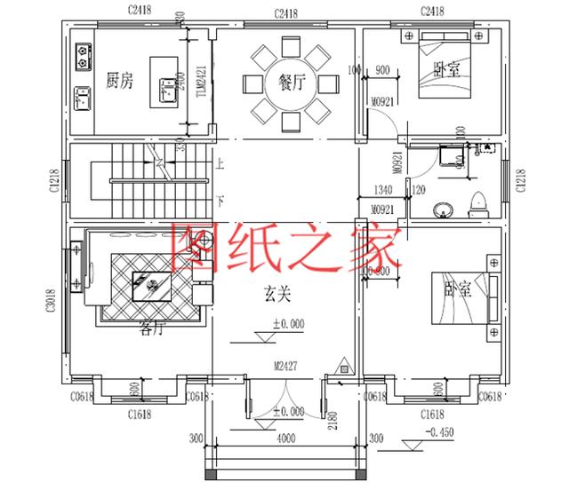 喜歡就收藏啦，5套二層別墅設計圖，戶型超級棒