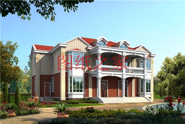 喜歡就收藏啦，5套二層別墅設計圖，戶型超級棒