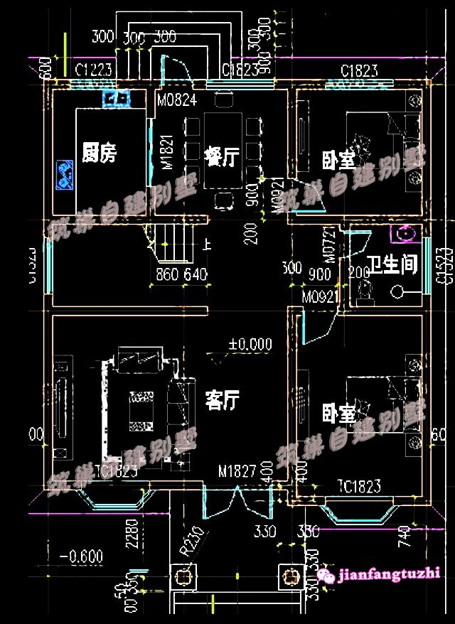 農(nóng)村三層自建房設(shè)計圖，實拍圖效果圖對比，適合一般的農(nóng)村家庭