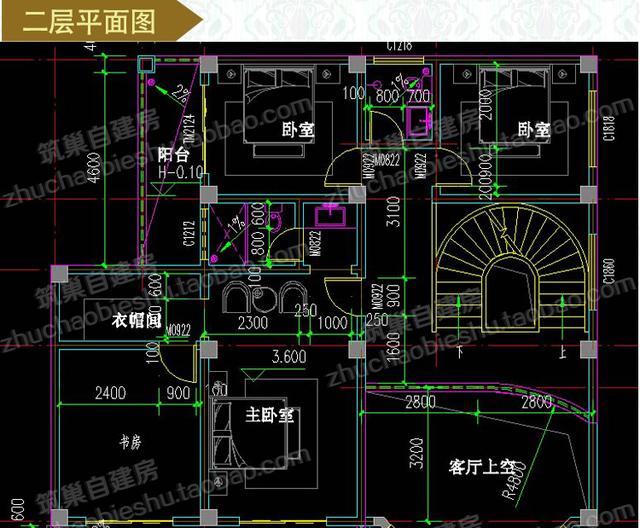推薦2款高品質(zhì)設(shè)計(jì)圖紙，三層農(nóng)村自建別墅帶挑空客廳+落地窗