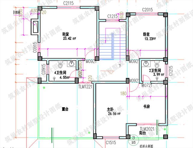 推薦2款高品質(zhì)設(shè)計(jì)圖紙，三層農(nóng)村自建別墅帶挑空客廳+落地窗