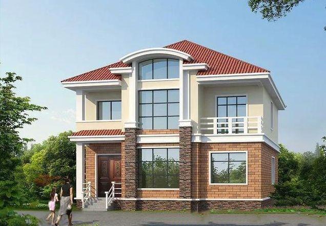 兩款磚混結(jié)構(gòu)的農(nóng)村自建別墅設(shè)計圖，造價經(jīng)濟，省下來的錢還可以裝修用