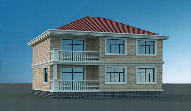 兩款磚混結(jié)構(gòu)的農(nóng)村自建別墅設(shè)計圖，造價經(jīng)濟，省下來的錢還可以裝修用