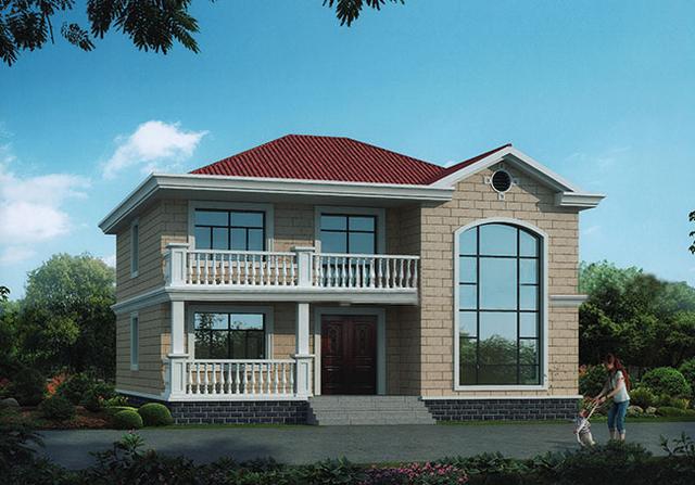 兩款磚混結(jié)構(gòu)的農(nóng)村自建別墅設(shè)計圖，造價經(jīng)濟，省下來的錢還可以裝修用